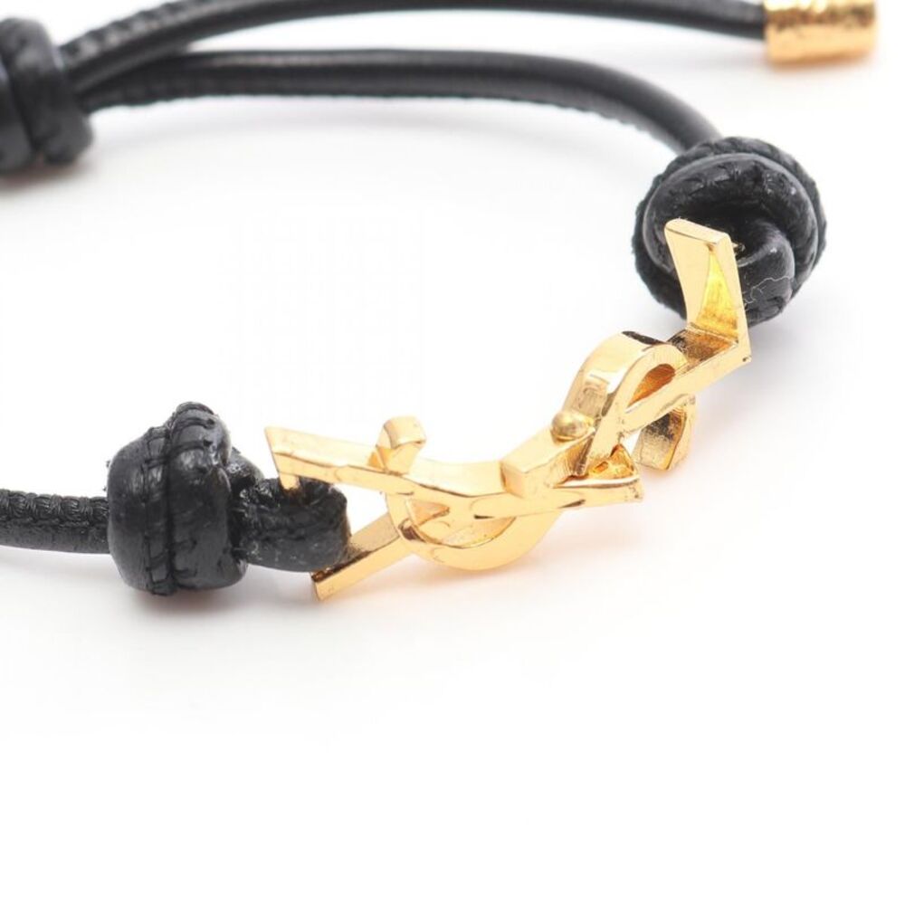 Saint Laurent Paris Cassandra Leather Bracelet - Picture 3 of 6
